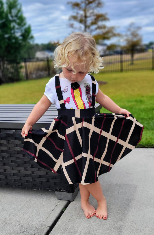 Suspender Circle Skirt